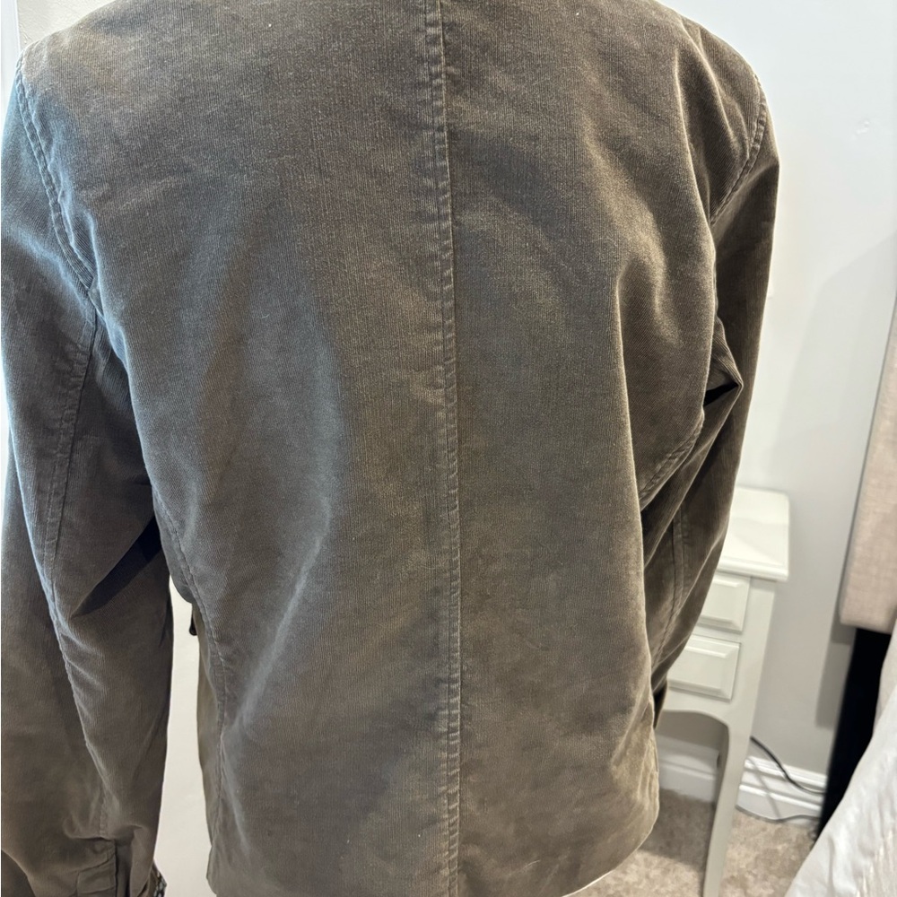New Frontier Olive Corduroy Blazer Jacket - Picture 2 of 7